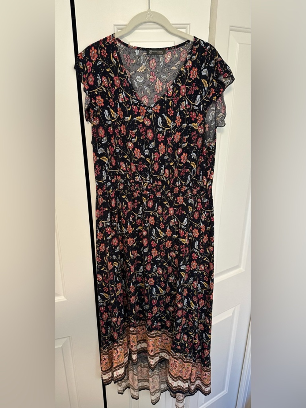 Floral Boho Midi Dress